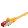 Cat6 S/FTP 0.5 m patch kábel sárga